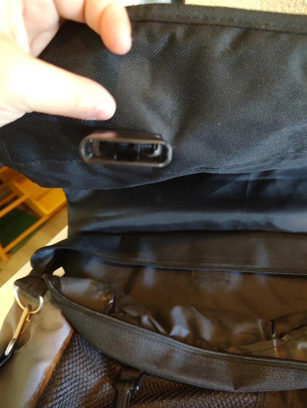 The Crew Movie Cast Wrap Gift Messenger Bag Black Organizer Flawed